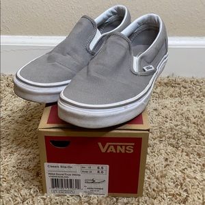 Vans Classic Slip On, Wild Dove, Size 8.0 Women